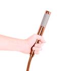 Misturador Monocomando Banheira De Piso Nias Rose Gold