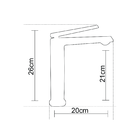 Misturador Monocomando Bica Alta Doha