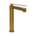 Misturador Monocomando Bica Alta Milão Gold Escovado