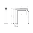 Misturador Monocomando Bica Alta Paris