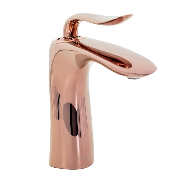 Misturador Monocomando Bica Baixa Rose Gold Nias Mistnias