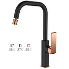 Misturador Monocomando Black Matte Rose Gold Lexxa Lx2179brg