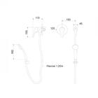 Misturador Monocomando Com Ducha Higiênica 2996 Vega C70