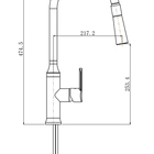 Misturador Monocomando De Mesa Para Cozinha Gourmet