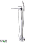 Misturador Monocomando De Piso Para Banheira Cromado