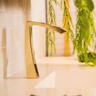 Misturador Monocomando Dourado Bica Alta - Lexxa