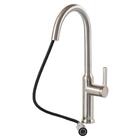 Misturador Monocomando Gourmet 06 Extensível Aço Escovado