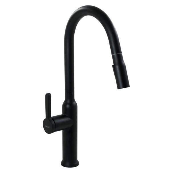 Misturador Monocomando Gourmet 06 Extensível Preto Fosco
