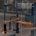 Misturador Monocomando Kimetais 1867 Cozinha Mesa Gourmet Bla