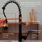 Misturador Monocomando Kimetais 1867 Cozinha Mesa Gourmet Bla