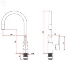 Misturador Monocomando Kimetais 1867 Cozinha Vitacor Black Bi
