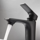 Misturador Monocomando Lavatório Bica Baixa Preto Fosco