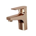 Misturador Monocomando Lavatório Bica Baixa Champanhe 6875 Bold Fani