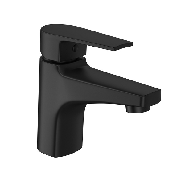 Misturador Monocomando Lavatório de Mesa Bica Baixa Level Black Matte Deca