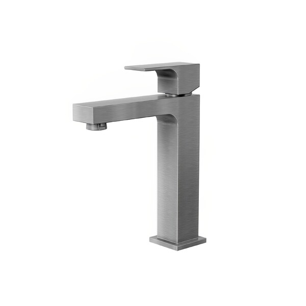 Misturador Monocomando Lavatório Bica Média Grafite 6876 GE330 Retta Fani