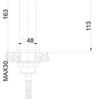 Misturador Monocomando Lavatório Quadrado Bica Baixa Gold