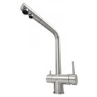 Misturador Monocomando Monde Filter Em Aço Inox Com Saída Adi