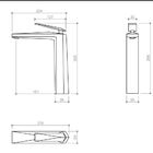 Misturador Monocomando Para Banheiro -  Bica Alta - Acabament