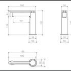 Misturador Monocomando Para Banheiro - Acabamento Aço Escovad