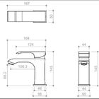 Misturador Monocomando Para Banheiro - Acabamento Cromado - R