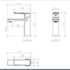 Misturador Monocomando Para Banheiro - Acabamento Dourado - L