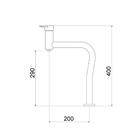 Misturador Monocomando Para Banheiro Balcão 2878 Bele C47