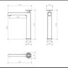 Misturador Monocomando Para Banheiro - Bica Alta - Acabamento