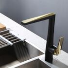 Misturador Monocomando Para Cozinha - Acabamento Preto E Dour