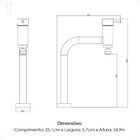 Misturador Monocomando Para Cozinha Mesa Deca Link 2256.bl.ln