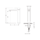 Misturador Monocomando Para Lavatório Calla Bica Alta Haus Me