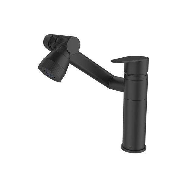 Misturador monocomando para Pia bica Alta Preta Miami Jiwi