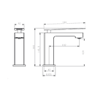 Misturador Monocomando Paris Bica Baixa