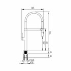 Misturador Monocomando Primaccore Cozinha Gourmet Com Flexive