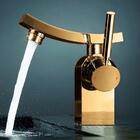 Misturador Monocomando Torneira Banheiro Lavabo Melody Dourad