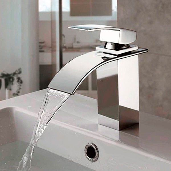 Misturador Monocomando Torneira Cascata Banheiro Lavabo Krono