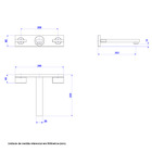 Misturador para Banheiro Parede Bica Média Cromado Prata Dream Deca 1878.C87