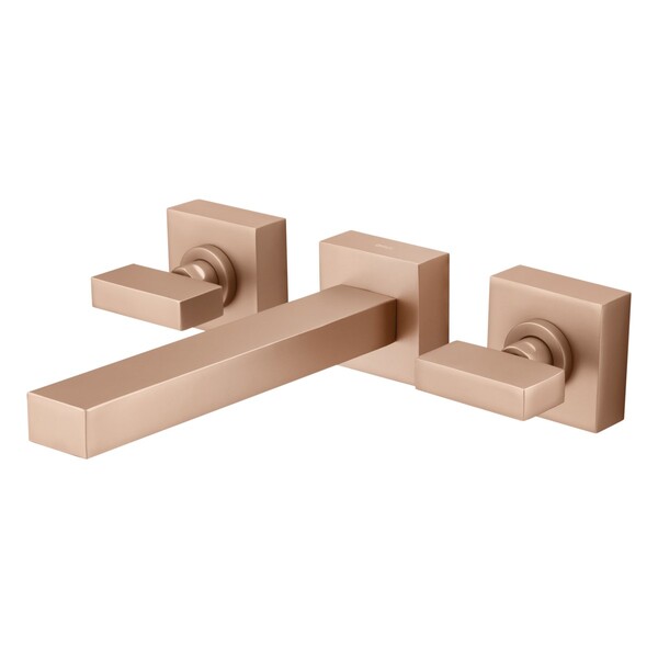 Misturador Para Banheiro Parede Horus Champanhe Fani