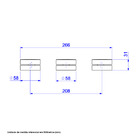 Misturador para Bidê Cromado Prata Slide Deca