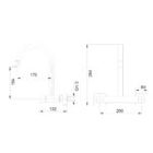 Misturador Para Cozinha De Parede Bica Movel - Berlim Wj-1063