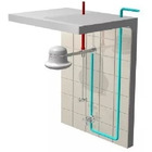 Misturador Registro Externo Aquecimento Solar E Gás 30 Cm