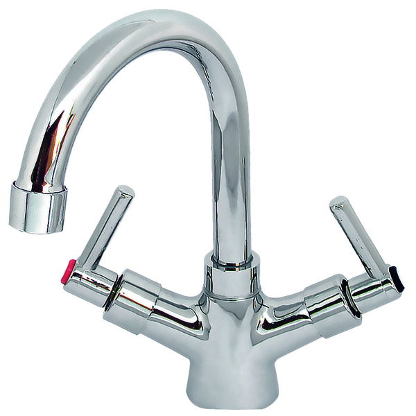 Misturadora  Metal Elegante, Lavatório, 1/4", Bica Móvel Cro