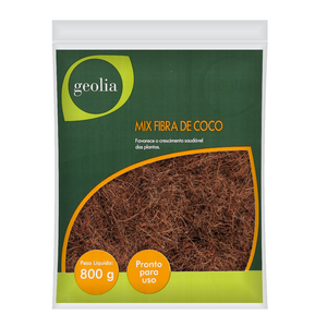 Foto de Substrato de Fibra de Coco Uso Geral Natural Geolia 800g