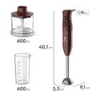 Mixer 3 Em 1 Electrolux Vermelho Escuro 600w Haste Em Inox E