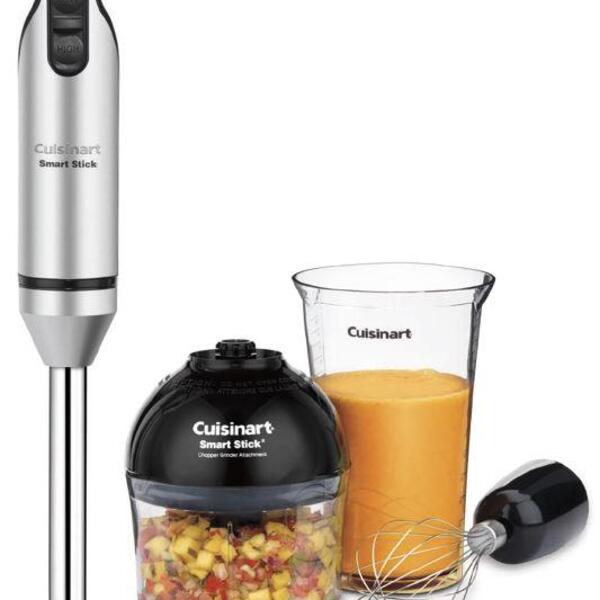 Mixer Cuisinart 3 Em 1 Smart Stick Csb-85 Em Aço Inox 2 Veloc