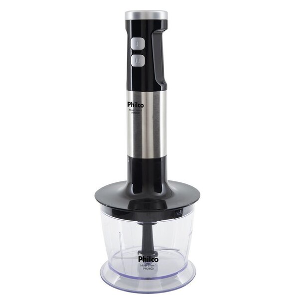 Mixer Philco 3 Em 1, 2 Velocidades Lâminas Em Aço Inoxidável