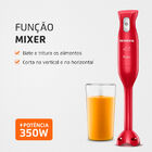 Mixer Pratic Mondial Vermelho 200w M-15-r 220
