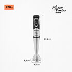 Mixer Turbo Inox Mondial Preto E Inox 500w M-16-bi 110