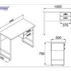 Mo 8600 Mesa Multiúso - Tampo Com 25 Mm De Espessura  02 Gave