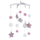 Móbile De Teto Chuva De Amor Rosa Quarto Bebê Infantil Menina