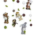 Móbile De Teto Crochê Floresta Quarto Bebê Infantil Unissex